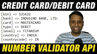 Credit Card/Debit Card Number Validator PHP API | Programming with Vishal screenshot 3
