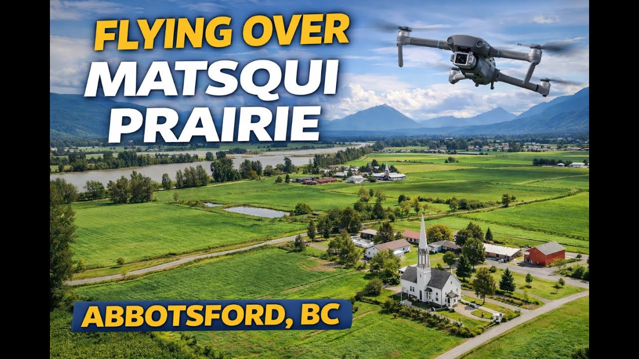 Flying Over Matsqui (Abbotsford, BC)