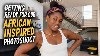 Morgan Hand Sewed Our African Inspired Photoshoot Outfits!