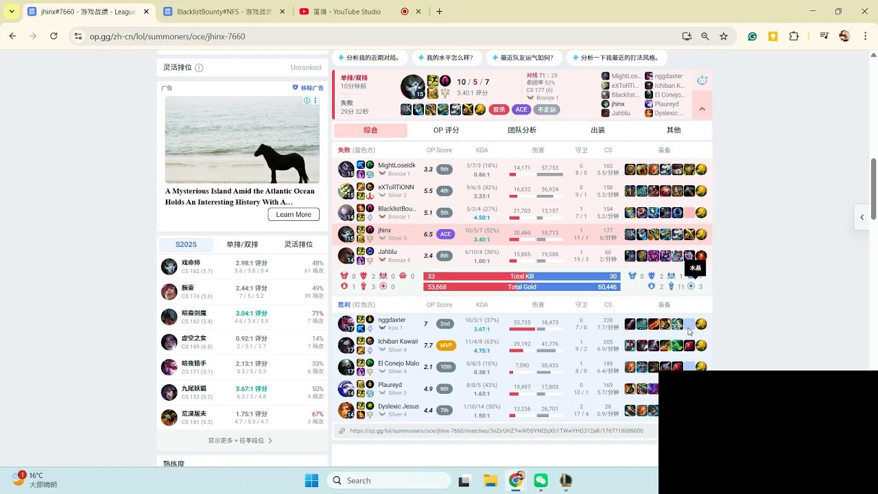 LOL oce, silver to gold