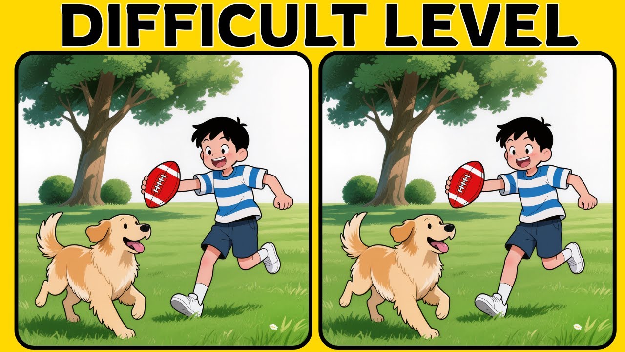 Difficult Level: Spot the Difference Challenge |Can You Find All 5 ...