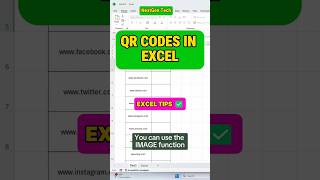 How to Create QR code in Excel, 10 second Excel tip 99% of users don't know 🤯 #excel #exceltips