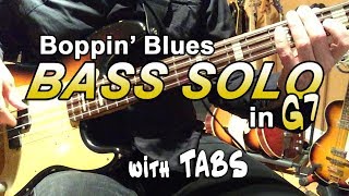 Download Lagu Boppin' Blues Bass Solo in G - with TABS MP3
