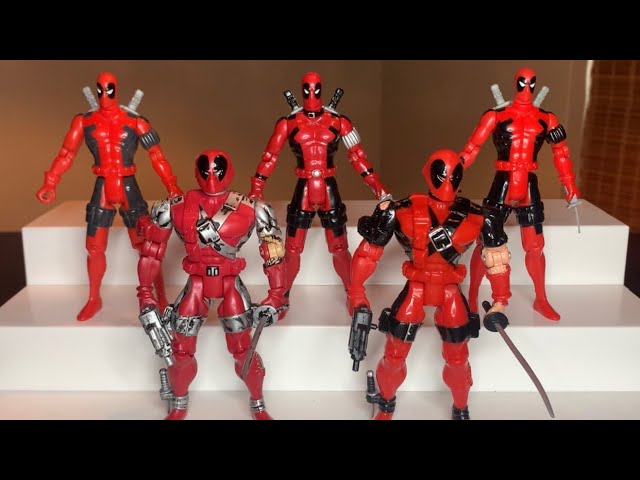 ALL 90's DEADPOOL Figures by ToyBiz! - YouTube
