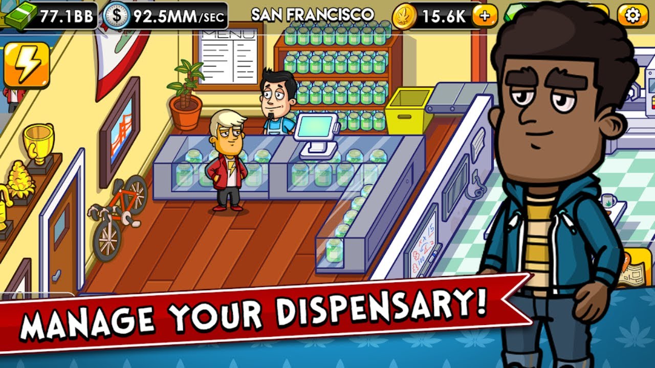Weed Inc Idle Tycoon (Gameplay Android) YouTube