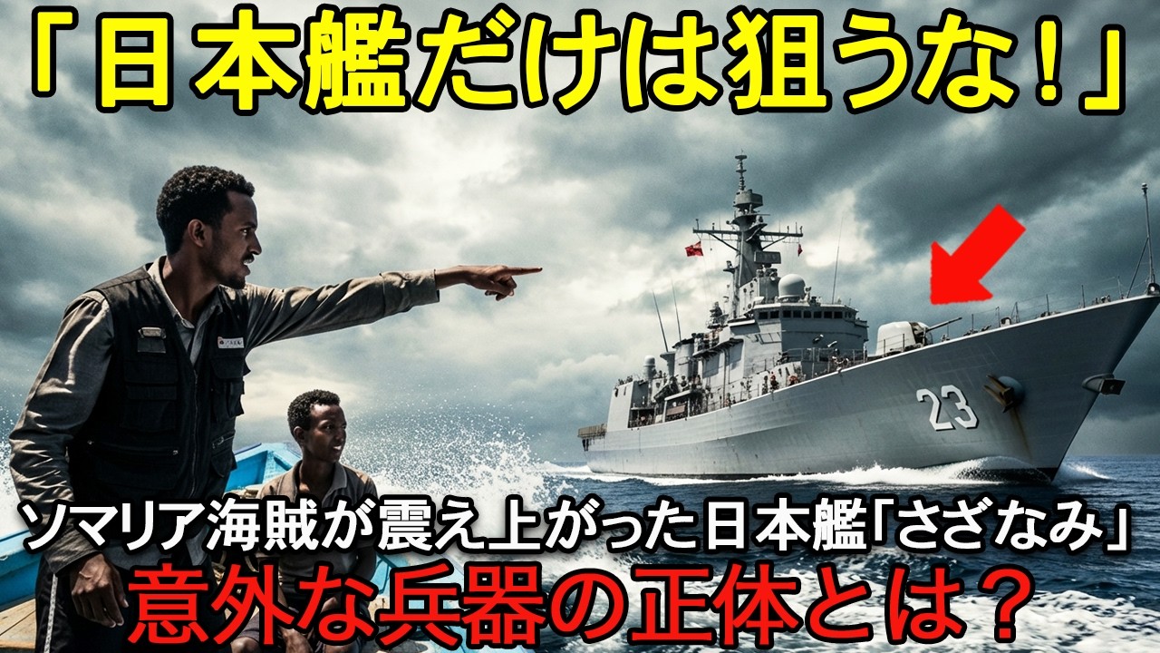 【海外の反応】「なぜ日本だけ襲われない？」ソマリア海賊が震え上がった『意外な兵器』とは？ 世界中の海軍が驚愕した日本の奇跡