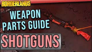 Borderlands 1 Weapons Parts Guide ep.1 - Shotguns