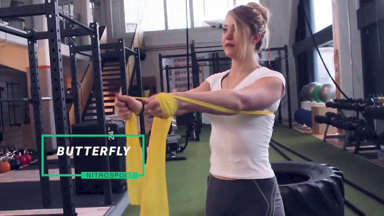 NITROSPORT - 3 Best Resistance Band Exercises | Therabandübungen