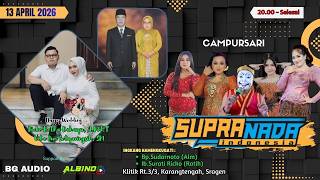 LIVE cs.SUPRA NADA == WEDDING RICKO & VITA == BG AUDIO == ALBINO HD