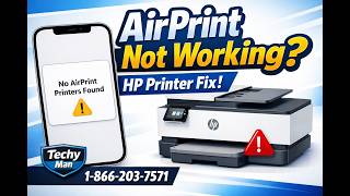 Fix “No AirPrint Printers Found” on iPhone &amp; iPad | HP Printer Not Showing (Easy Fix)
