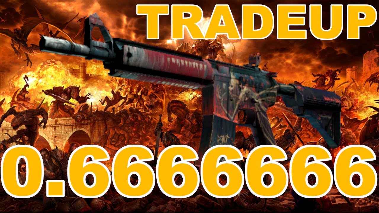 0.6666666 M4A4 Tooth Fairy CS:GO Tradeup (Custom float) ***VERY RISKY ...