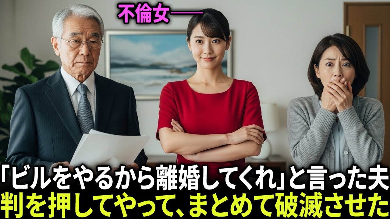 「ビルをやるから離婚してくれ」と言った夫――私は離婚届にも、告訴状にも判を押してあげた！
