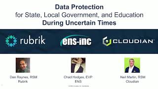 WEBINAR: Data Protection for SLED