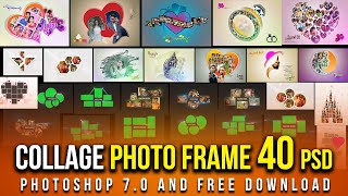 New Creative Collage Psd 2023 Free Download and photo frame @adheeradesigns #collage  #frame screenshot 4