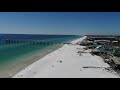 Aerial view of Okaloosa Island
