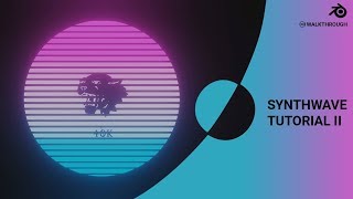 How To Make A Synthwave Visualizer Using Blender 2.8 - Part 2 🌌