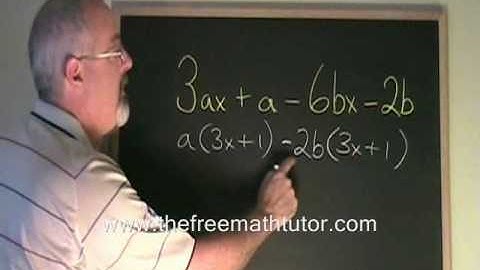 Factoring by Grouping