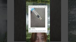 Insulin Pen Hack Stop Throwing Away Those Last Drops