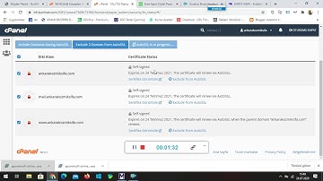 cpanel ssl  sertifikası alma