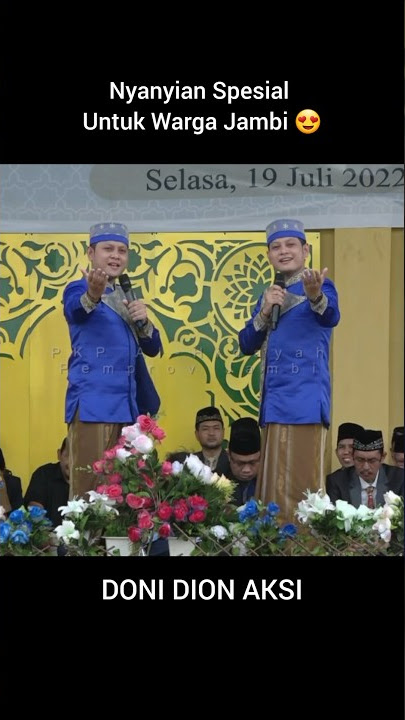 Opening Ceramah Doni Dion at Jambi 😍 Pasti Hafal Semua Kan!!