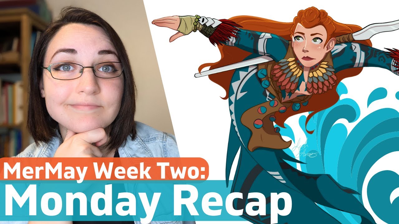 MerMay 2023 Week 2 Recap! My Mermaid Art from this week - YouTube