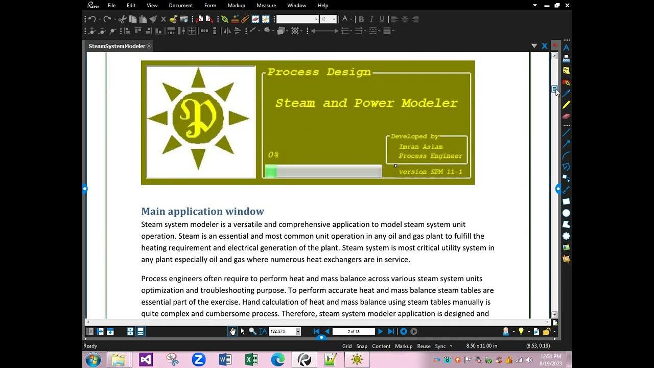 Steam System Modeler Application YouTube