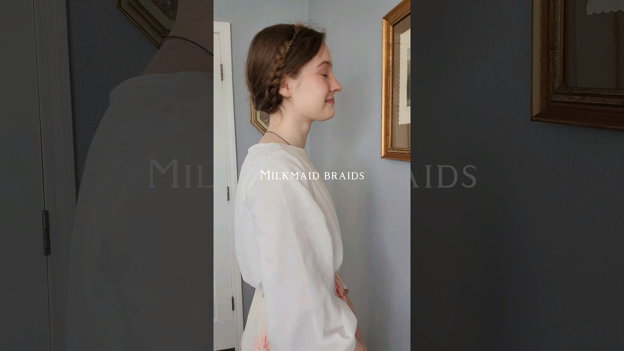 milkmaid braid tutorial