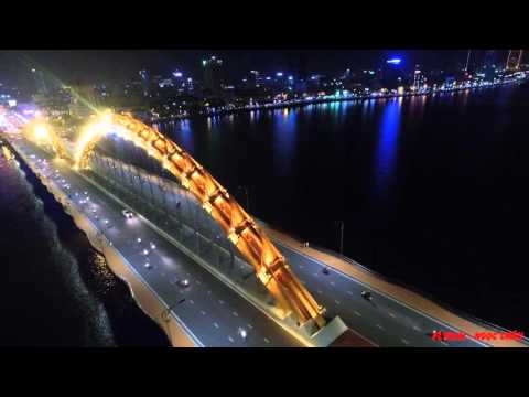 Video Cầu Rồng nhìn từ Flycam . - youtube