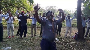 Action song by the Best Asst.leader trainer of scout