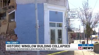 Part of building collapses overnight in Pike Co.