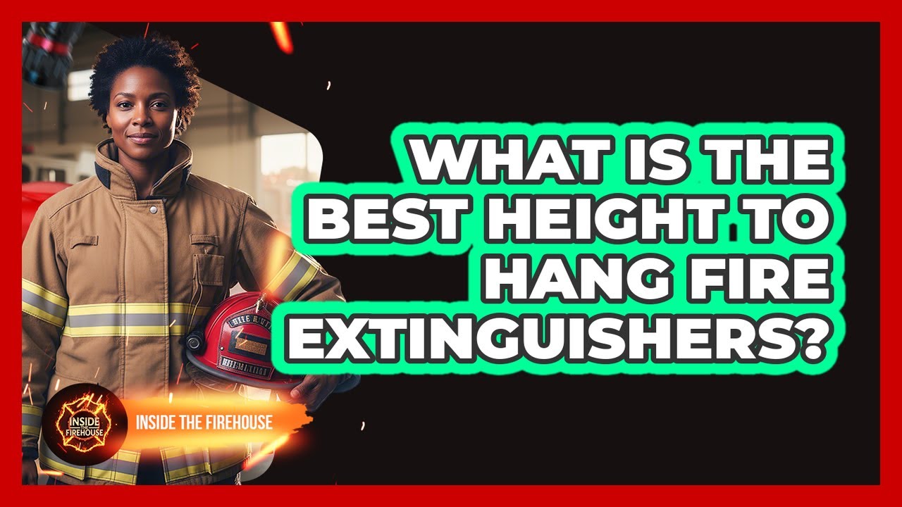 What Is The Best Height To Hang Fire Extinguishers?