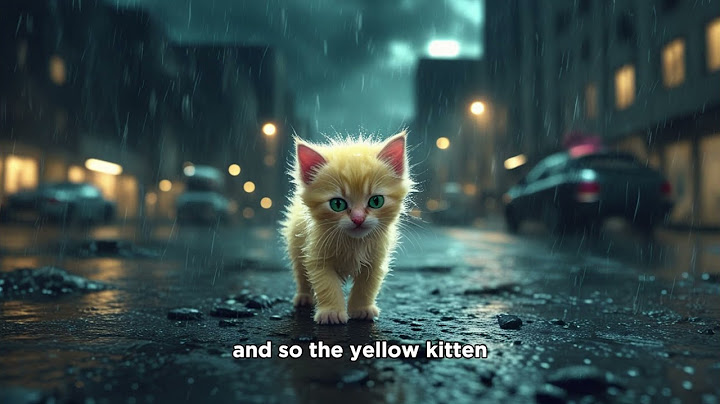 The Story of the Yellow Kitten