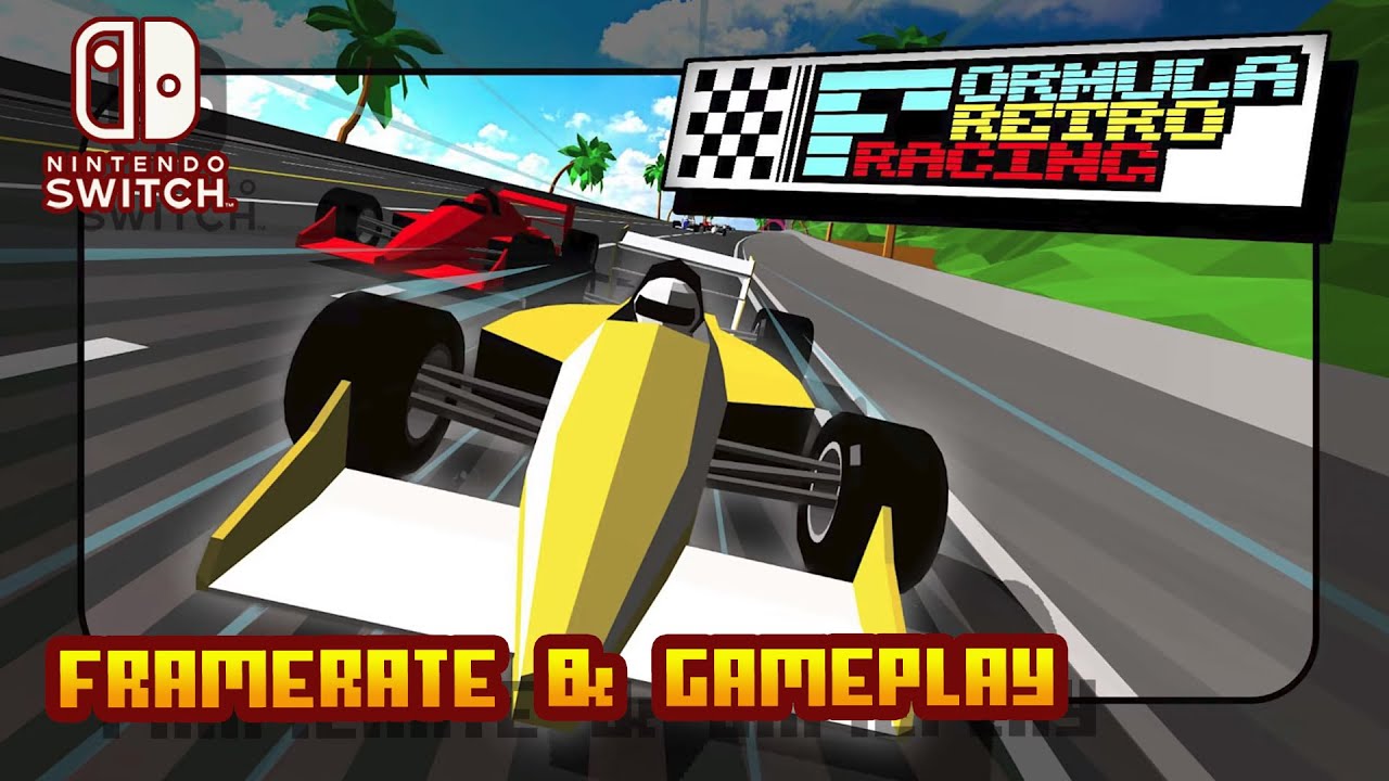 Formula Retro Racing - (Nintendo Switch) - Framerate & Gameplay