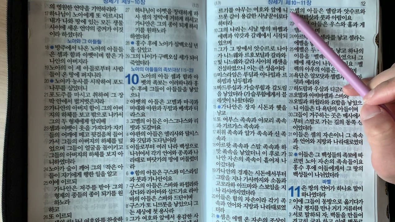 타자치는 토끼의 1년안에 성경1독하기: 창세기 9-13장 (26/2/13)