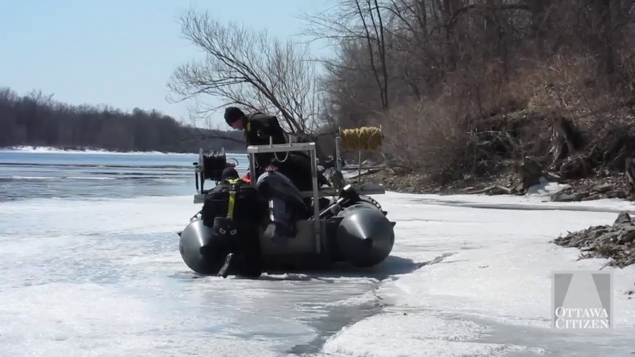 Teenager missing after fall through ice - YouTube
