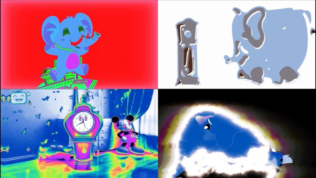 HICKORY DICKORY DOCK ~ MICKEY MOUSE VS 3 ELEPHANTS FRIENDSHIP WARS ...