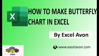 How to make Butterfly chart in Excel