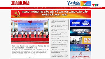 Báo Thanh Hóa điện tử xếp thứ 9 báo Đảng địa phương có lượt truy cập cao| NSTH