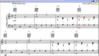Stay Stay Stay by Taylor Swift - Piano Sheet Music:Teaser