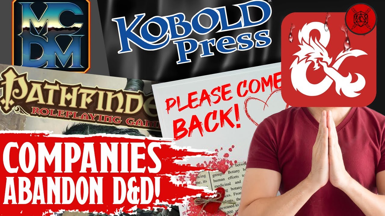 Companies ABANDON  D&D Over OGL 1.1 OUTRAGE!