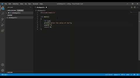 Divide two number integer type with other person in C programming | part 3| with source code