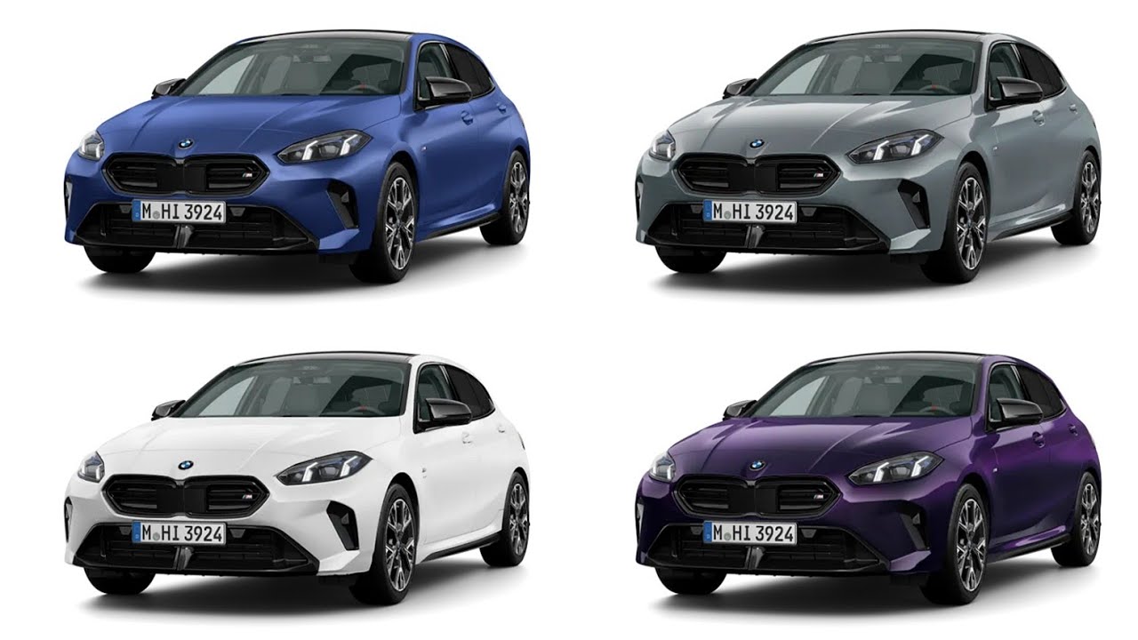 New 2025 BMW Series 1 - COLOURS - YouTube