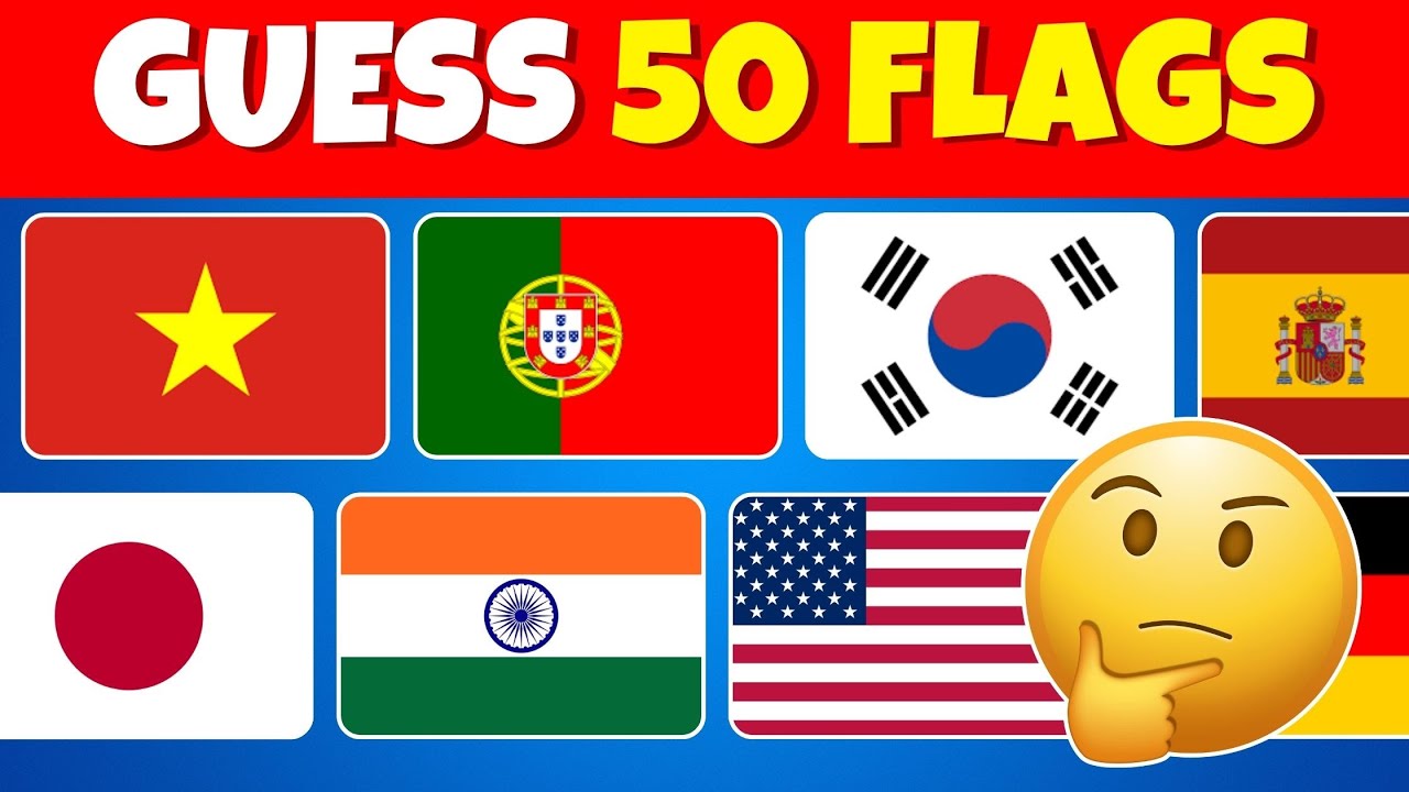 Guess The Flag Quiz 🚩 | 50 Countries Flag Quiz | Epic Quiz