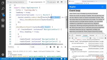 Learning C# 8 and .NET Core 3.0:  Router Events in Action | packtpub.com