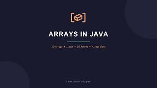 Arrays | Java Programming Full Course Tamil | Code WIth Dragon