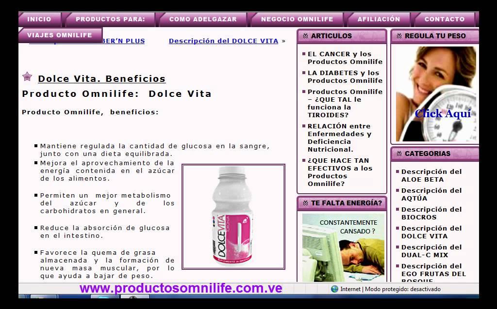 omnilife para diabetes