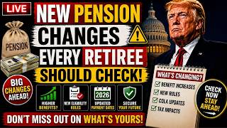 New Pension Changes Every Retiree Should Check