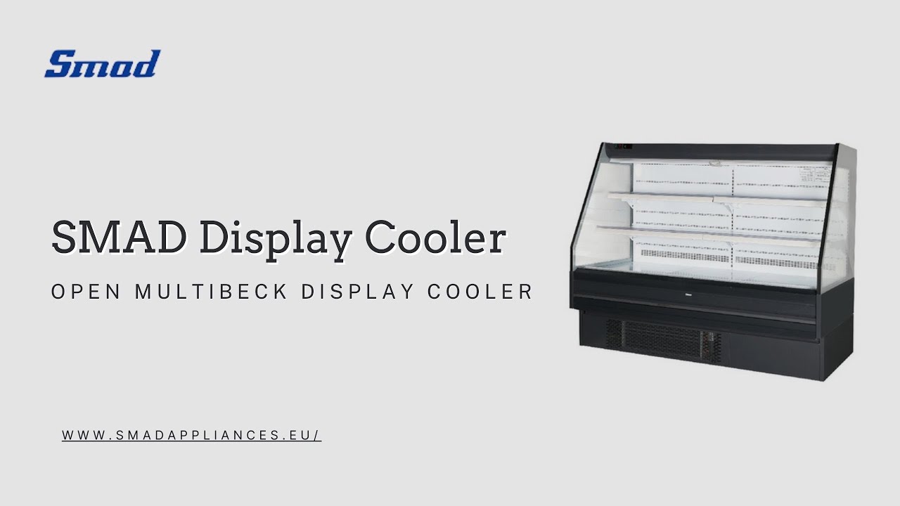 SMAD Open Display Cooler: High-Performance, Large Capacity for Business