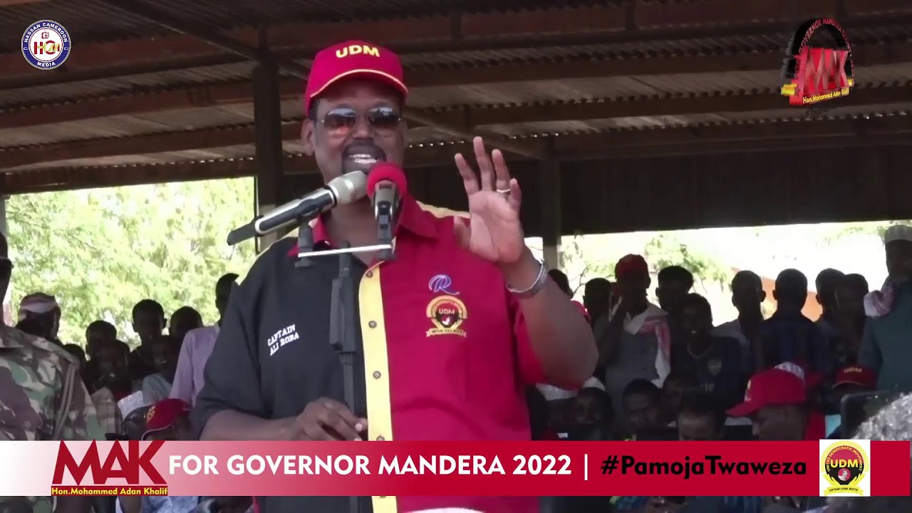 The UDM  caravan arriving in KOTULO SUBCOUNTY, Mandera South