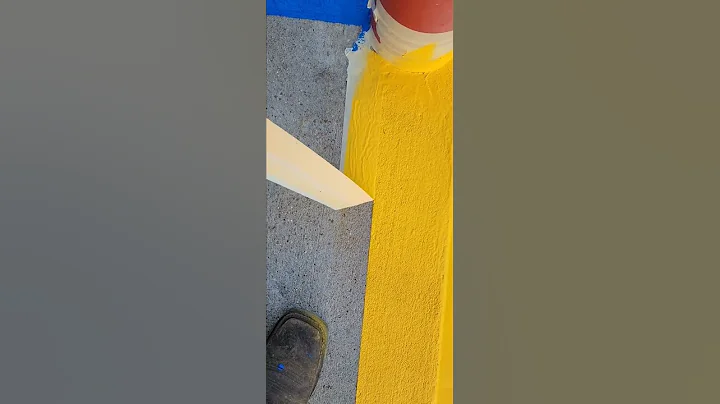 PARKING LOT STRIPING HAND PAINTING #handpainting #paintingtechniques #paintingstyles